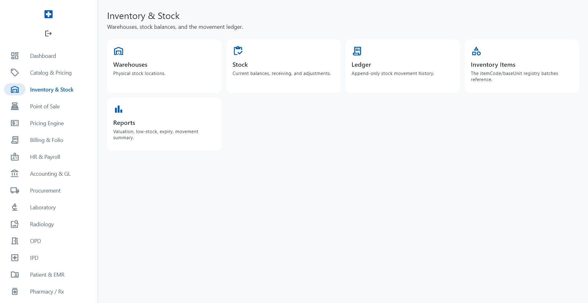Inventory & Stock